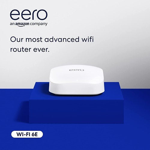 eero Pro 6E Tri-Band Mesh Wi-Fi 6E Router, 1-Pack