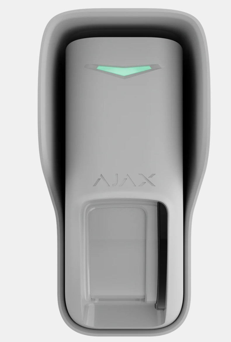Ajax Curtain Outdoor Jeweller dual-technology motion detector for narrow sectors