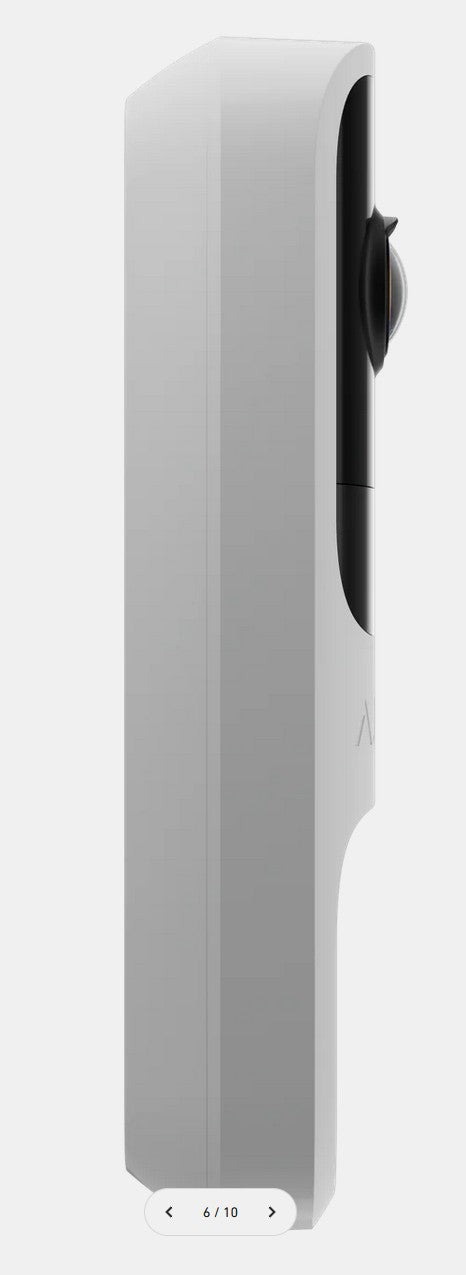 Ajax Video DoorBell with built-in AI, PIR sensor, and control via apps