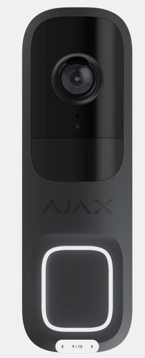 Ajax Video DoorBell with built-in AI, PIR sensor, and control via apps