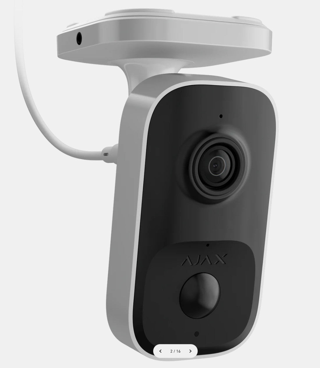 Ajax IndoorCam Indoor Wi-Fi security camera with PIR motion detector and built-in AI