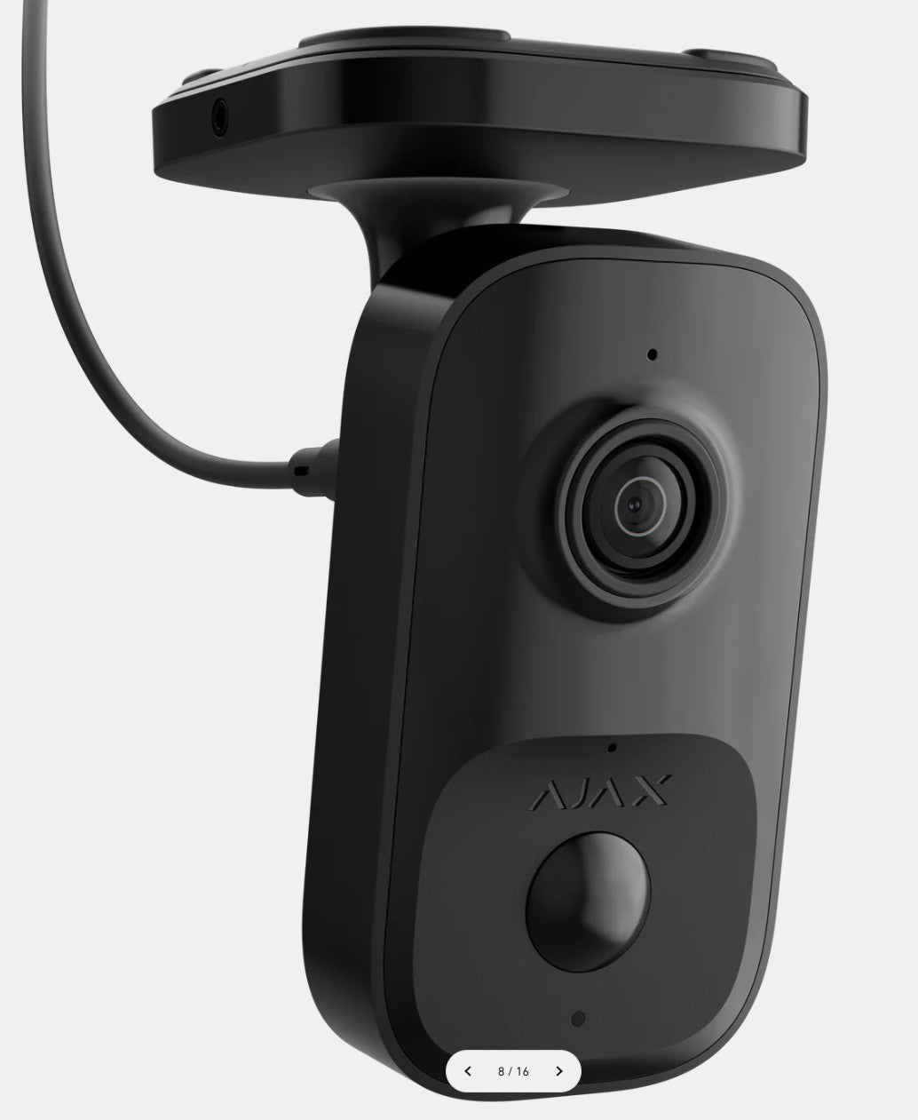 Ajax IndoorCam Indoor Wi-Fi security camera with PIR motion detector and built-in AI