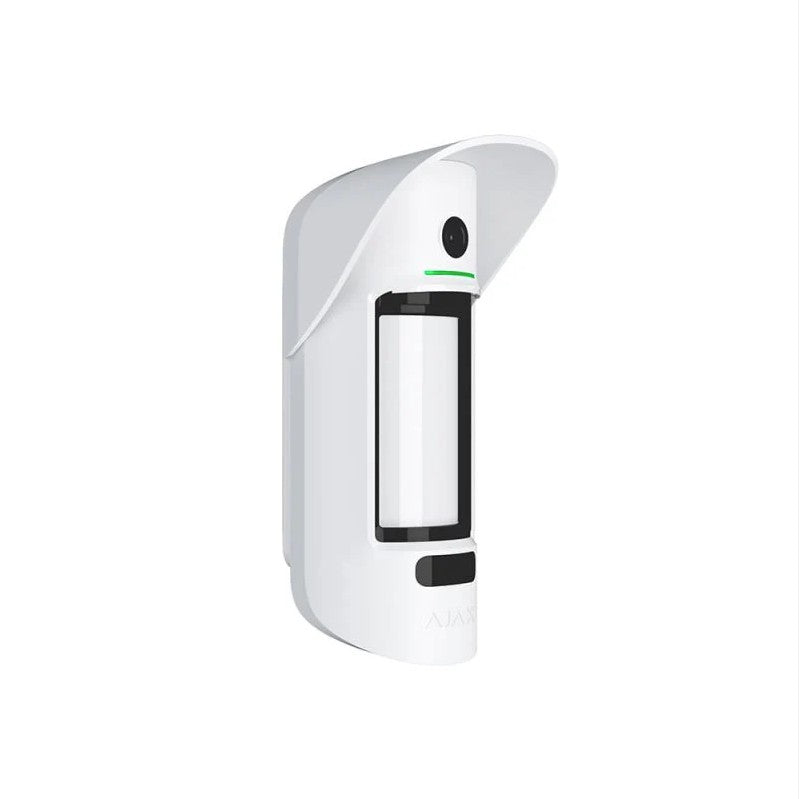 AJAX Wireless Outdoor Motion Detector with Visual Alarm Verification, Anti-Masking, and Pet Immunity, White