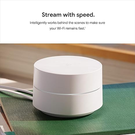 Google Wifi - AC1200 - Mesh WiFi System - Wifi Router - 4500 Sq Ft Coverage - 3 pack