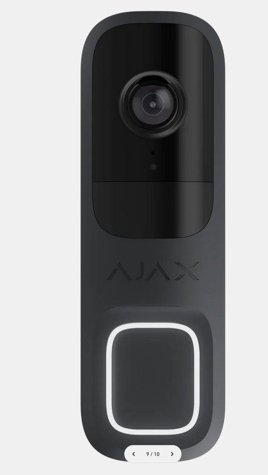 Ajax Video DoorBell with built-in AI, PIR sensor, and control via apps