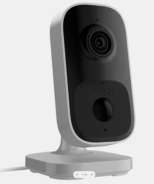 Ajax IndoorCam Indoor Wi-Fi security camera with PIR motion detector and built-in AI