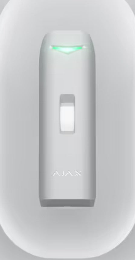 AJAX 157782.345.WH3 Curtain Outdoor Mini Jeweller, Wireless Dual-Technology, Outdoor / Indoor, White