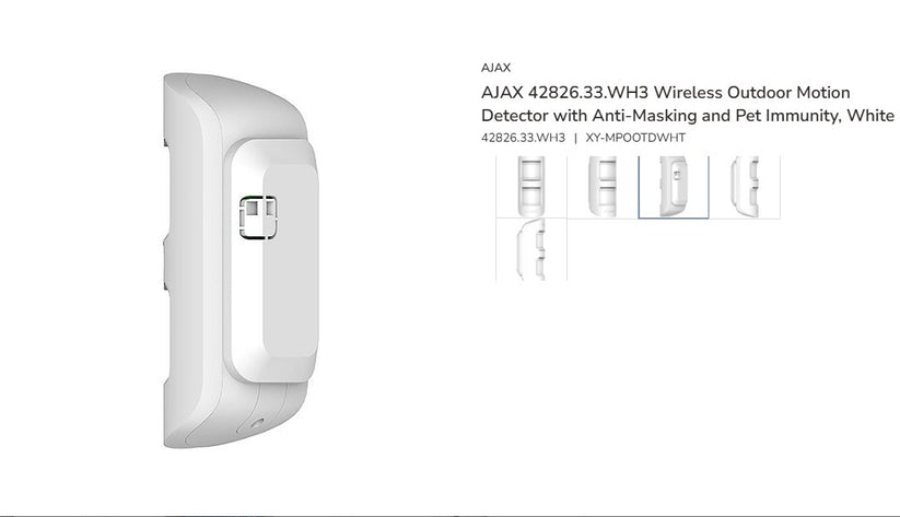 Ajax MotionProtect Outdoor Wireless Motion Detector – Shop Ajax Security