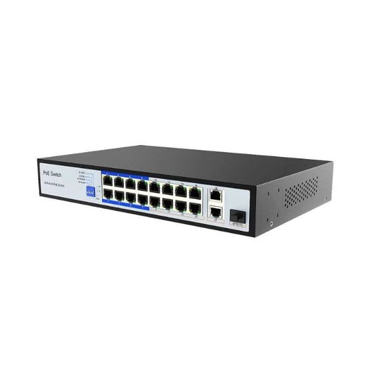 POE-1602G-M || Switch, 2 Uplink Ports, 16 Port PoE