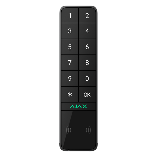 ajax outdoor jeweller keypad front