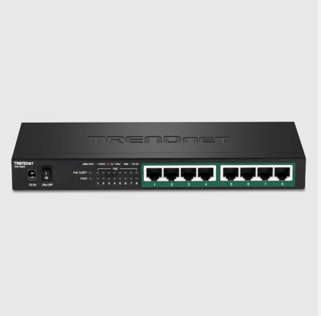TRENDnet's 8-Port Gigabit PoE+ Switch