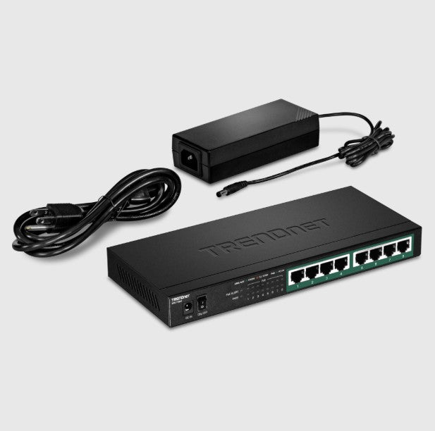TRENDnet's 8-Port Gigabit PoE+ Switch