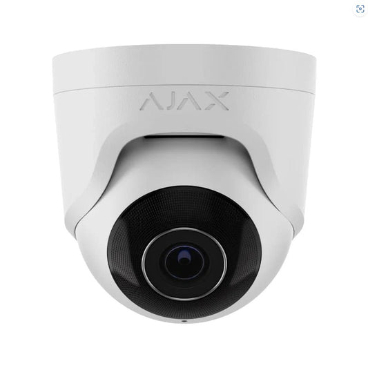 Ajax TurretCam Wired POE Infrared (IR) CCTV Surveillance Camera with AI People, Vehicle, Animal Recognition, 5 - 8 MP, 75-110 Angle, NDAA Compliant